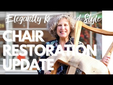 Old Chair Restoration & Upholstery! Not everything went quite to plan! #VLOG