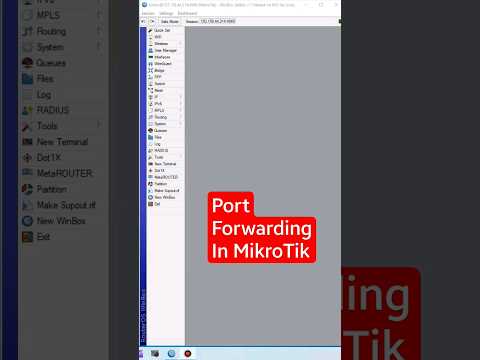 How to Port forwarding in mikrotik #mikrotiktutorial