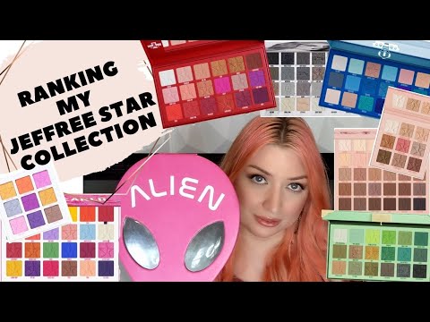 Ranking my JEFFREE STAR COSMETICS Eyeshadow Palettes