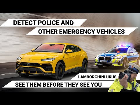 Detect Police and Other Emergency Vehicles | Target Blu eye - Lamborghini Urus