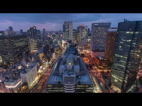 【タイムラプス】大阪駅前第三ビルの夜景