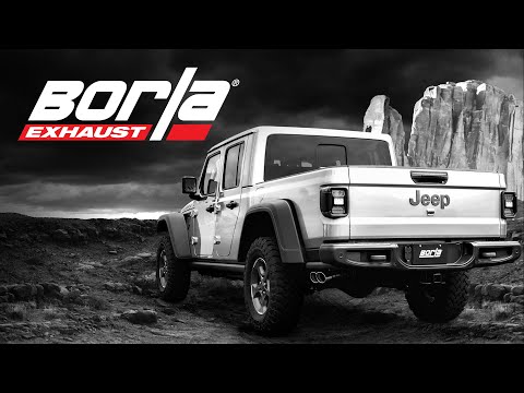 3 Borla Exhausts for 2020-2024 Jeep Gladiator! [Exhaust Sound Comparison]