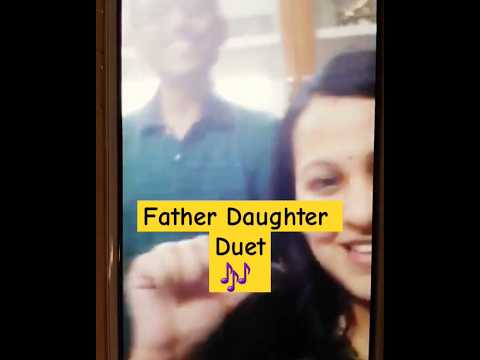 Father Daughter Duet 🎶| Old Songs | #birthday #reels #funny #cute