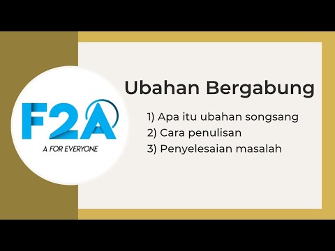 Ubahan Bergabung - Penerangan Terperinci + Latihan Buku Teks