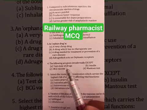 railway pharmacist MCQ #pharmacist #pharmacy #viral #youtube #trending #shortsfeed #shorts #neet #yt