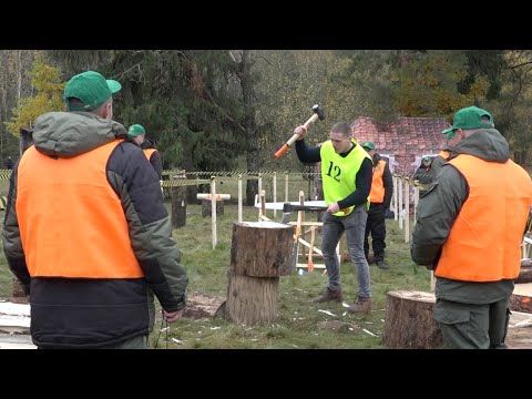 Соревновались в силе, но не слова. Чемпионат по колке дров среди журналистов