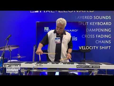 Mario Plays Live on the Brand New malletKAT GS at NAMM 22