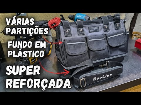 Ótimo Preço no AliExpress - Bolsa de Ferramentas Reforçada - Espaço e Proteção Para as Ferramentas