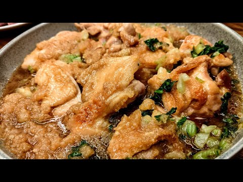 【鶏肉のみぞれ煮】の作り方　とにかく簡単で美味しい♪ご飯が最高に進む！鶏肉レシピ　魔法のレシピ