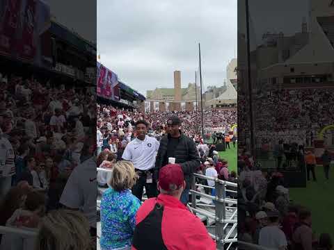 FSU vs BC met up with the Fam At Halftime #gonoles #smsports #shorts