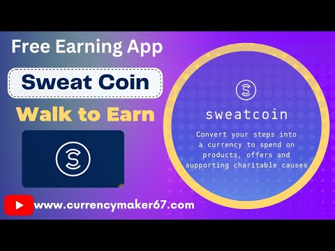 Sweat Coin a listed Cryptocurrency.Earn by only walking.100 free.