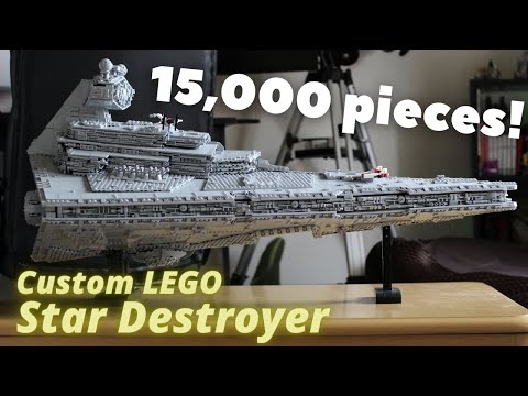 HUGE Star Destroyer Lego timelapse