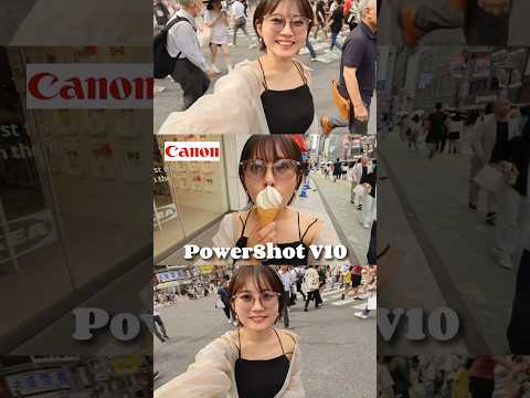 【Canon】PowerShot V10📸ポケットサイズのVlogカメラ使ってみた…！ #Canon #キヤノン #キヤノンpowershotv10アンバサダー #旅行vlog #コンパクトカメラ