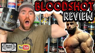 CRAZIEST PUMPS!? | BLOODSHOT PRE WORKOUT REVIEW | FOUAD ABIAD | HOSSTILE SUPPS 🇨🇦🩸