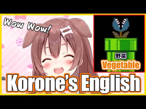 【Eng subs】Korone's amazing English only Streaming!