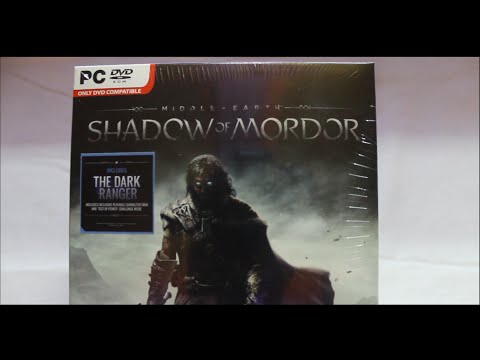 Middle Earth Shadow Of Mordor Pc Unboxing