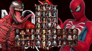 Mortal Kombat 9 - SYMBIOTE CARNAGE & SPIDERMAN - Expert Tag Ladder - Gameplay @(1080p) 60ᶠᵖˢ ✔