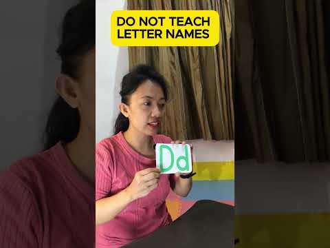 HUWAG ITURO ANG LETTER NAMES READING