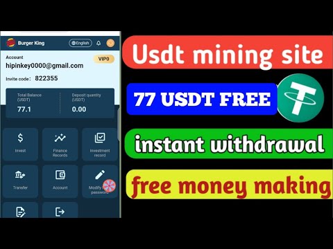 New USDT Earning Site 🤑 Usd Mining Site 2023 🔥 Without Investment 💰USDT Mining Website ✅ Free USDT