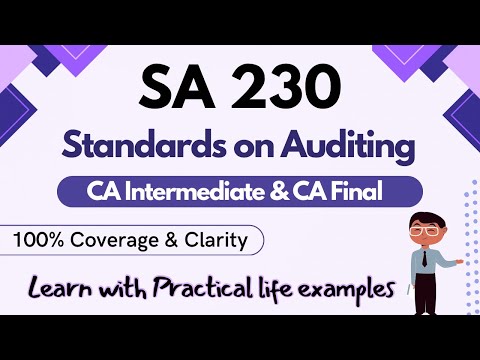 SA-230 "Audit Documentation" in English | CA Inter & Final