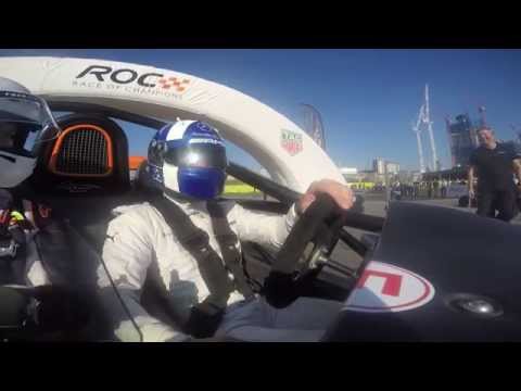 David Coulthard tears up the Race of Champions Skills Challenge course