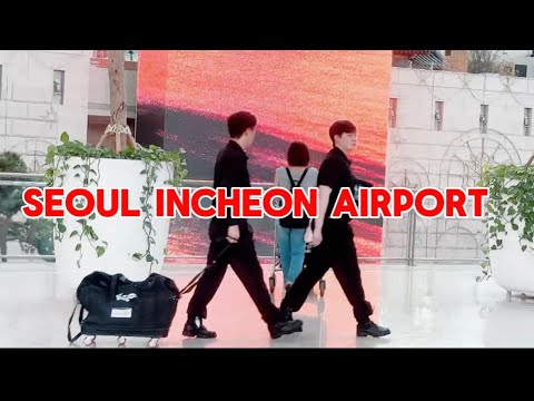 Let's find something to eat at Incheon Airport【travel vlog w/ mukbang】