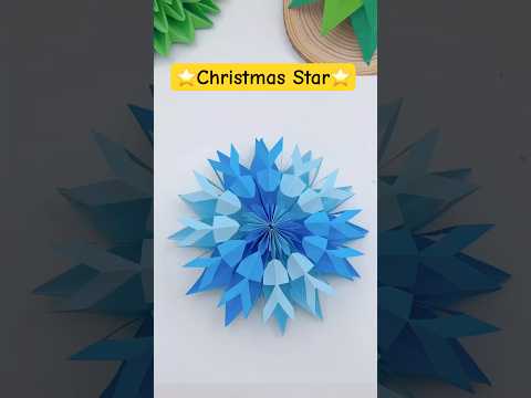 Create a Beautiful Paper Star Ornament - Simple and Fun Craft