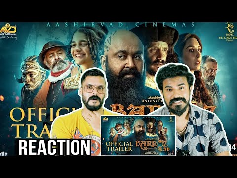 Barroz 3D Official Trailer Reaction | Guardian of Treasure | Mohanlal | Entertainment Kizhi