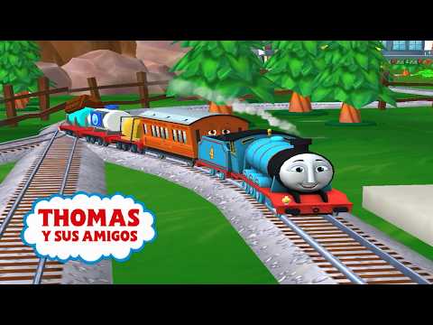 El tren Tomas y Gordon viajan hasta la isla de Sodor para conocer sus vías mágicas.