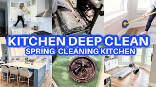 SPRING CLEAN WITH ME | KITCHEN CLEANING | DEEP CLEANING | CLEANING MOTIVATION | SPRING CLEANING 2024