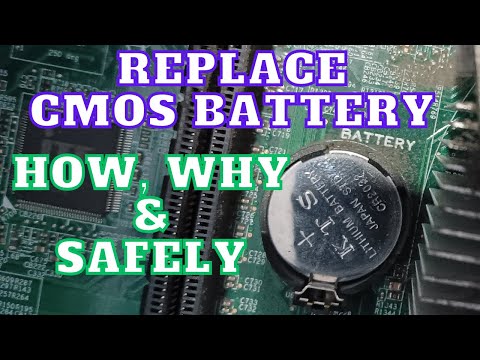 How to change CMOS battery