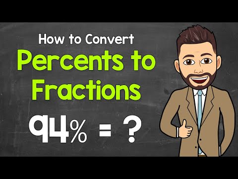 How to Convert Percents to Fractions | Math with Mr. J