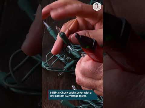 How to Fix Christmas Lights