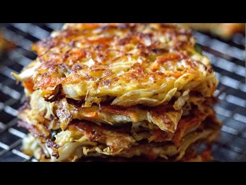 Cabbage Fritters made 2 ways