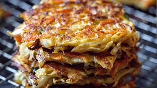 Cabbage Fritters made 2 ways