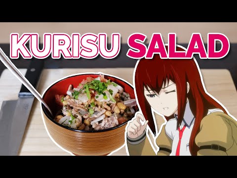 I made Kurisu's grapefruit beef salad. It was horrible.