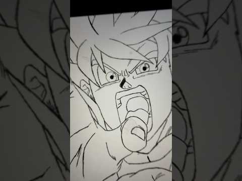 DRAWING SSG GOKU #manga #goku #shorts