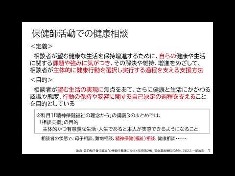 科目６　講義2　相談支援の基本