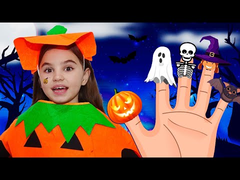 Finger Family Halloween & More | Nick and Poli Nursery Rhymes & Kids Songs