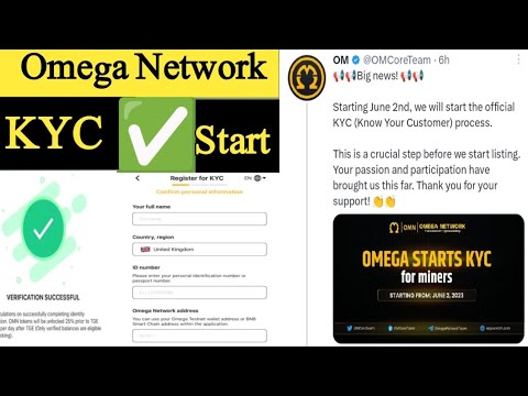 Omega Network Kyc Big Updates |  OM Network Kyc Full Process | How to Withdraw Om Token