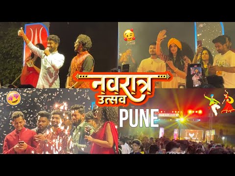 Navratri in Pune😍| Adah Sharma | Danny Pandit | Atharva Sudame| Saint in Baggy | Pavan Waghulkar