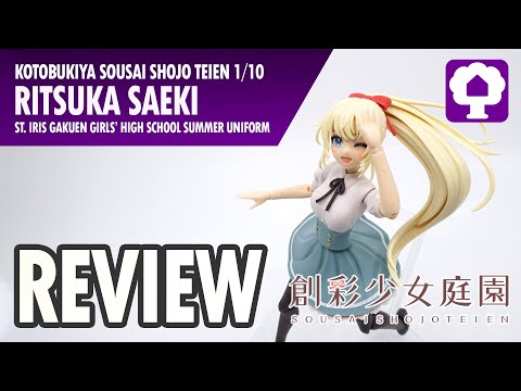 Kotobukiya Sousai Shojo Teien 1/10 Ritsuka Saeki Review - Hobby Clubhouse | St Iris Summer Uniform