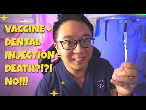 Sudden death from dental injection after vaccination?