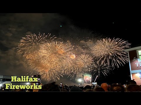 Water Front Fireworks | Halifax | Canada | Telugu Vlogs | Vlogs | 27th of Aug fireworks