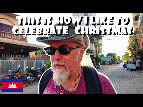 Vlog - E234 - "My First Christmas In Cambodia!!"  🇰🇭  Siem Reap