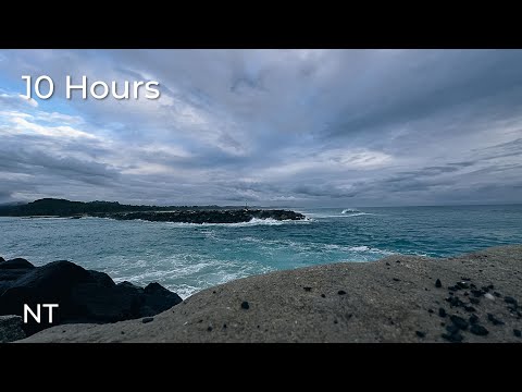 Stormy Ocean Waves in Brunswick Heads Australia | Moody Sea Sounds for Sleep & Relaxation