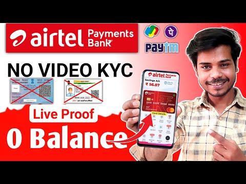 Without video kyc | airtel payment bank account open kaise kare | airtel payment bank account open |