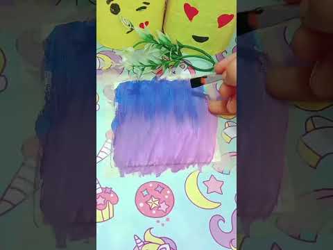 Let's paint something 🌠🖌️#handmade #paintingtutorial #youtubeshorts #youtubetrending #love