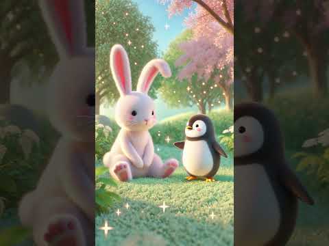 Bunny & Penguin’s Story Melody: Firefly Adventure #cute #gentlemusic #softmusic #3d #bunny #penguin