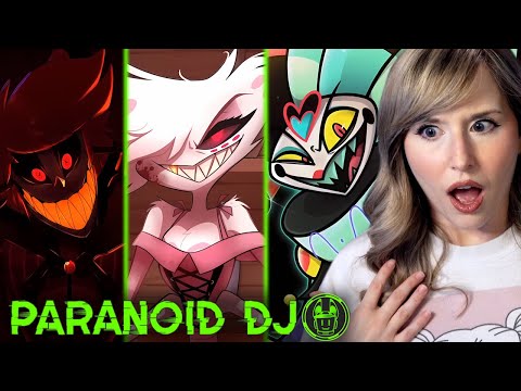 NEW HELLAVERSE FAN REACTS - ALL HAZBIN HOTEL & HELLUVA BOSS SONGS BY PARANOID DJ